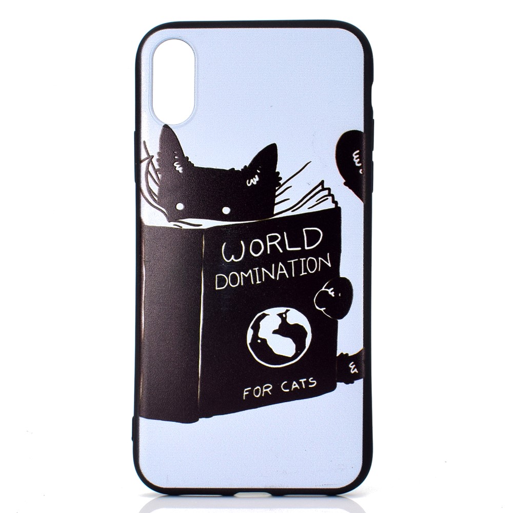  iPhone Xs Max - TPU Skal - Reading Cat