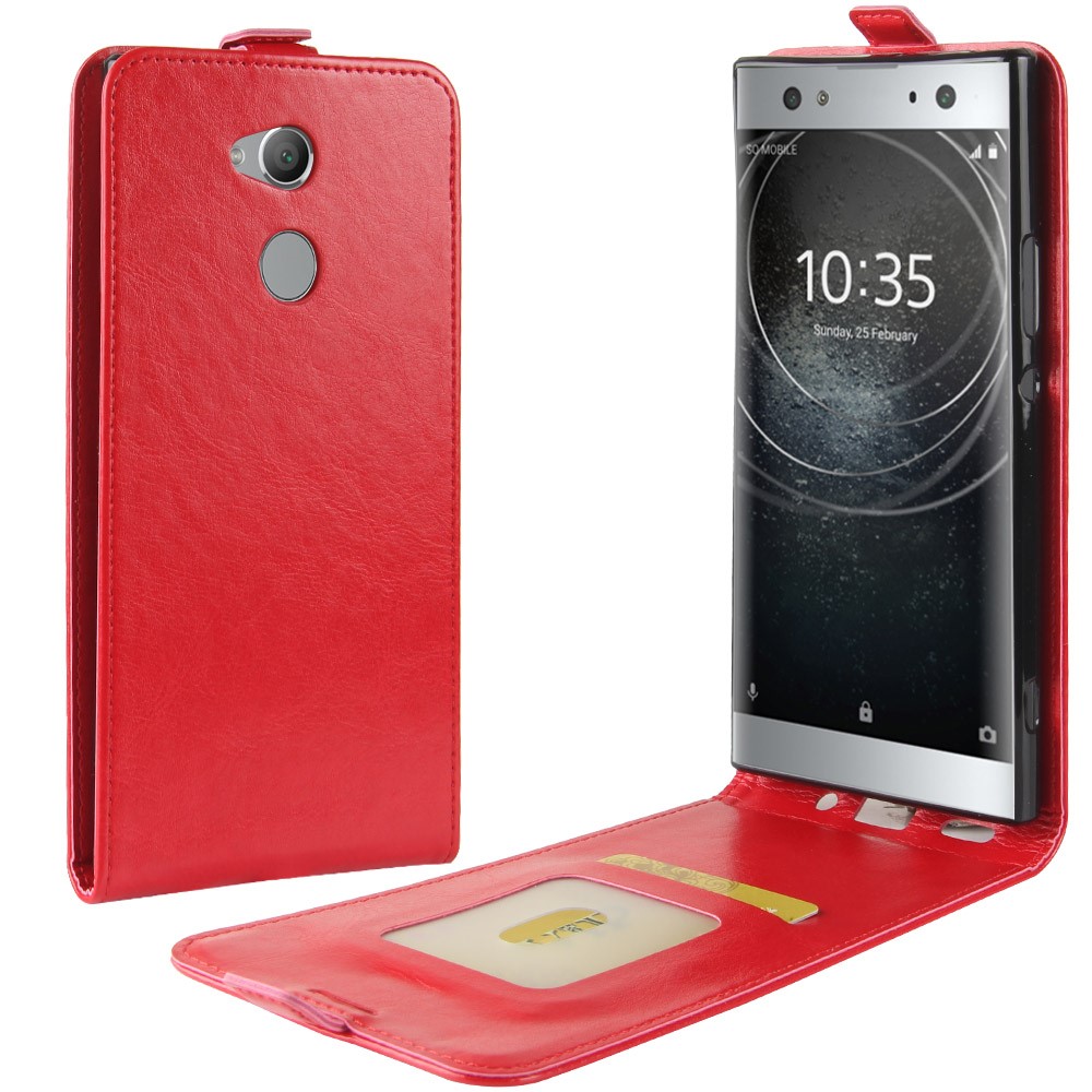  Sony Xperia XA2 Ultra - Flip Fodral - Röd