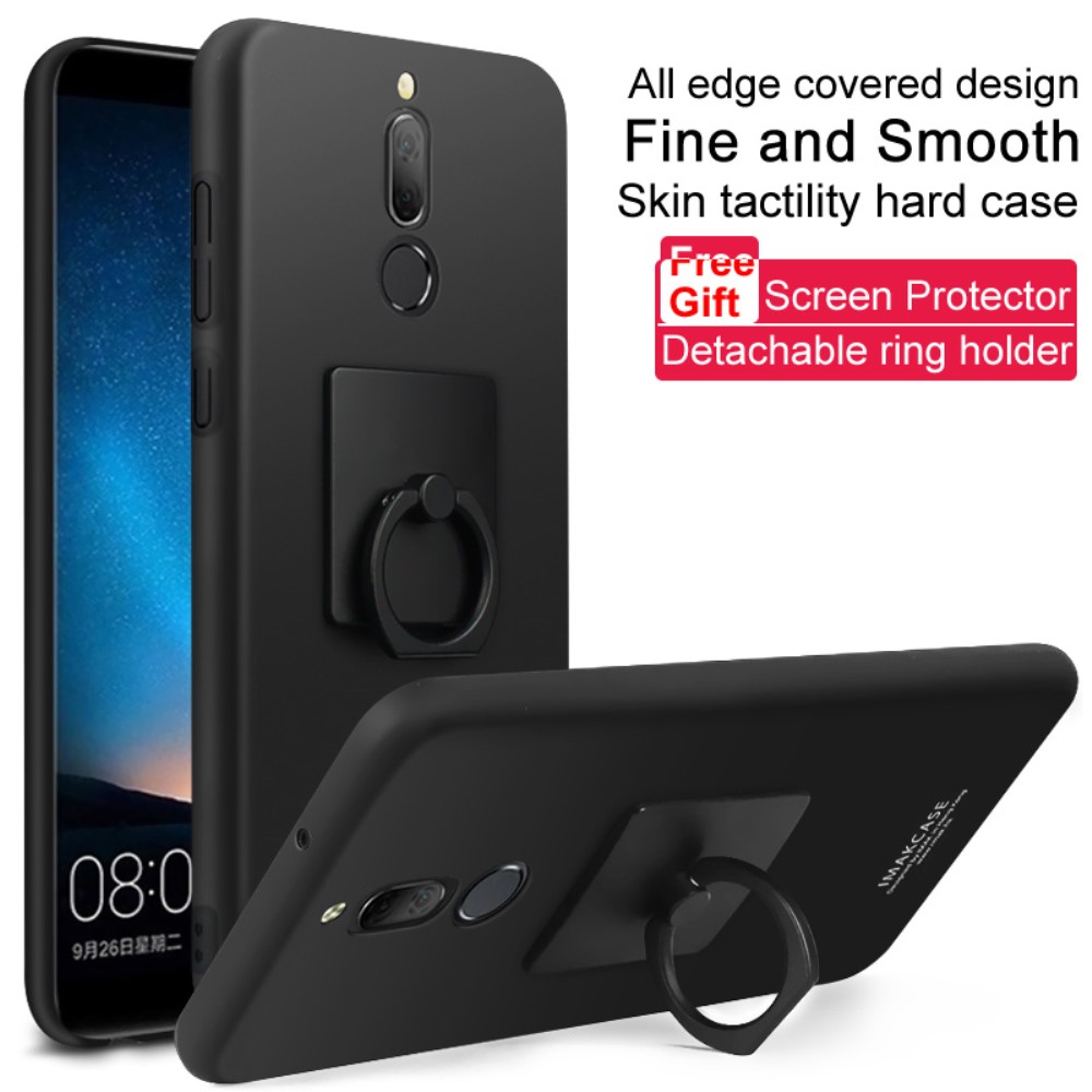 IMAK Huawei Mate 10 Lite - IMAK Ring Skal - Metal Black