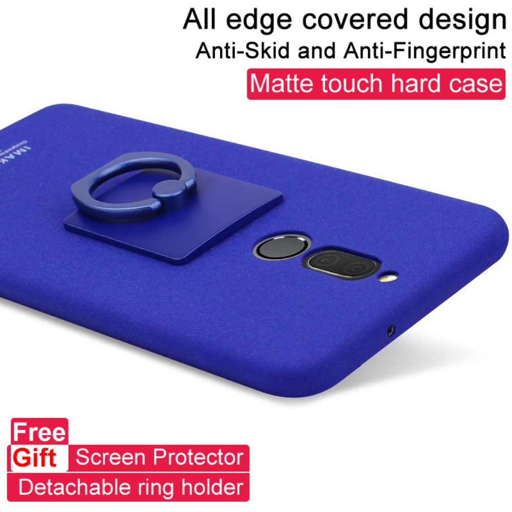 IMAK Huawei Mate 10 Lite - IMAK Ring Skal - Blå