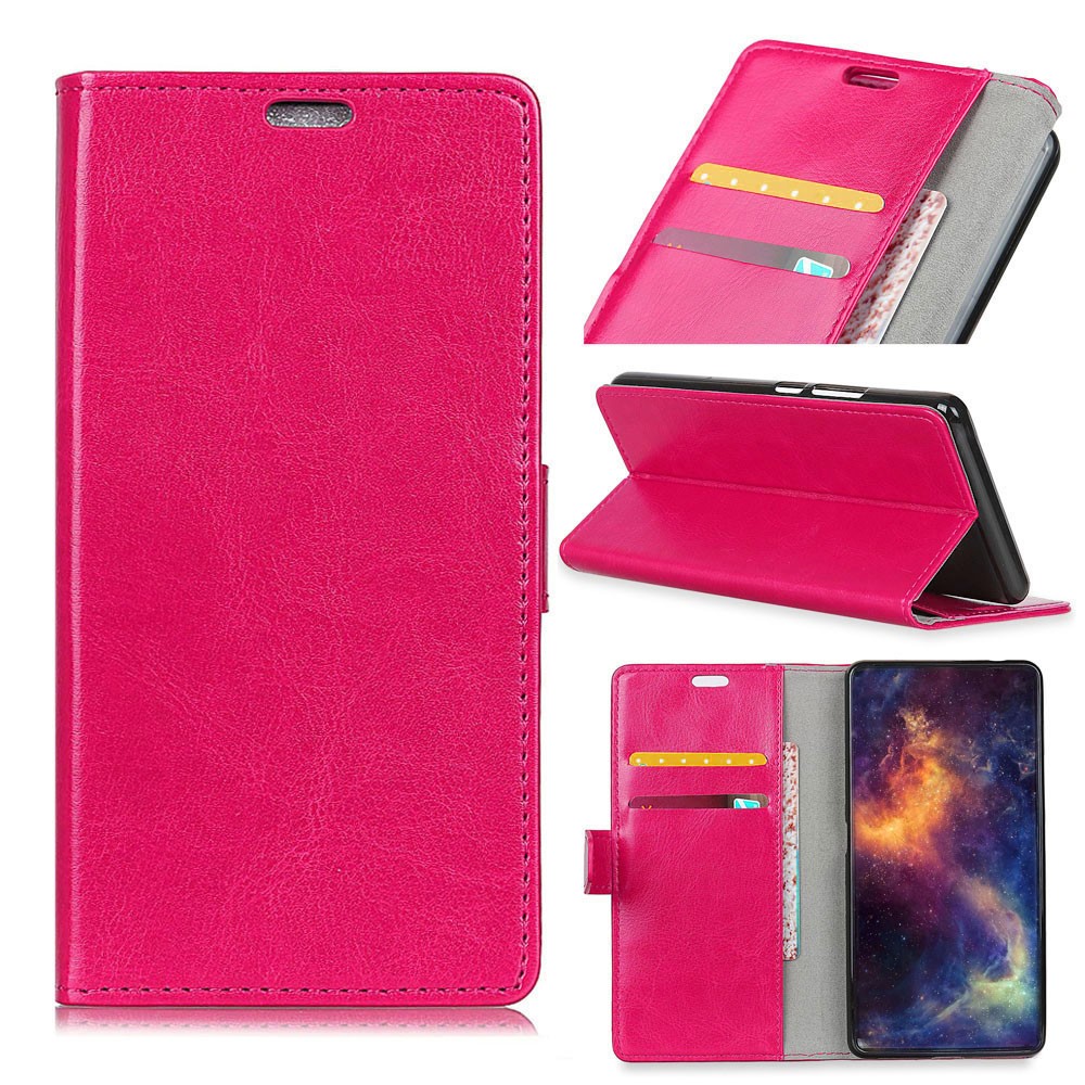  Huawei Honor View 20 - Plånboksfodral Crazy Horse - Rosa