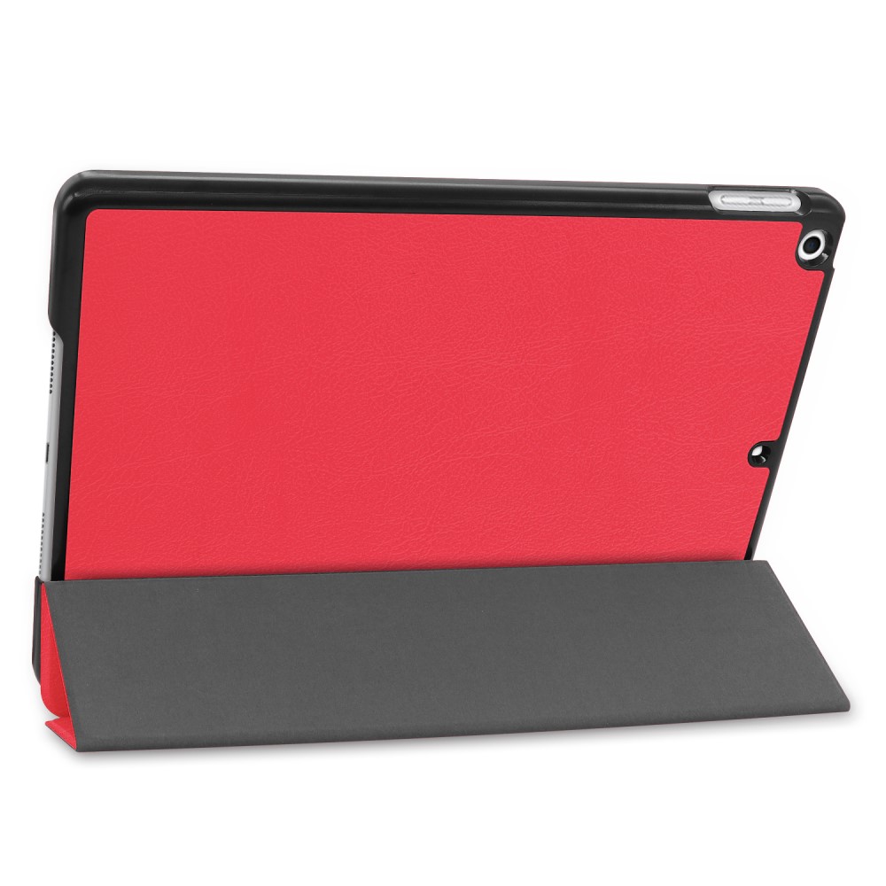  iPad 10.2 2019/2020/2021 Fodral Tri-Fold Röd