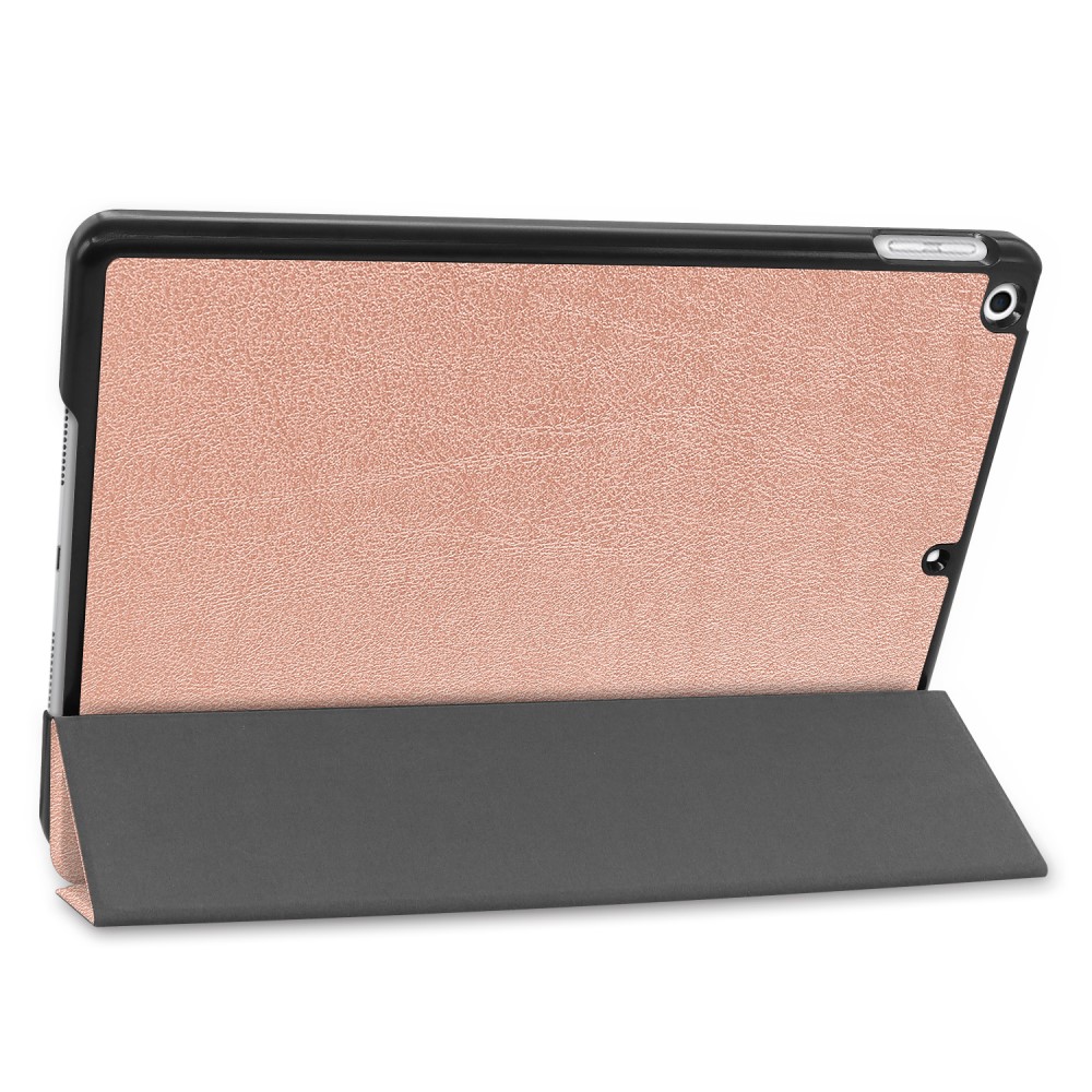  iPad 10.2 2019/2020/2021 Fodral Tri-Fold Roséguld