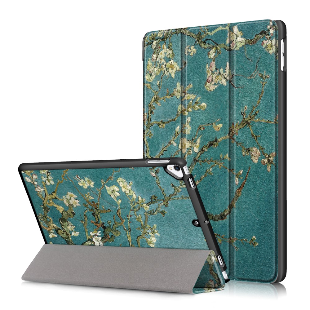  iPad 10.2 2019/2020/2021 Fodral Tri-Fold Peach Blossom