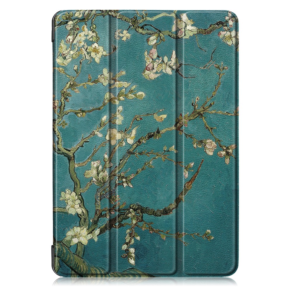  iPad 10.2 2019/2020/2021 Fodral Tri-Fold Peach Blossom