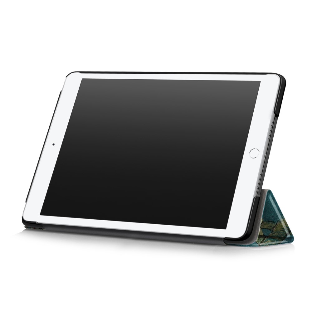  iPad 10.2 2019/2020/2021 Fodral Tri-Fold Peach Blossom