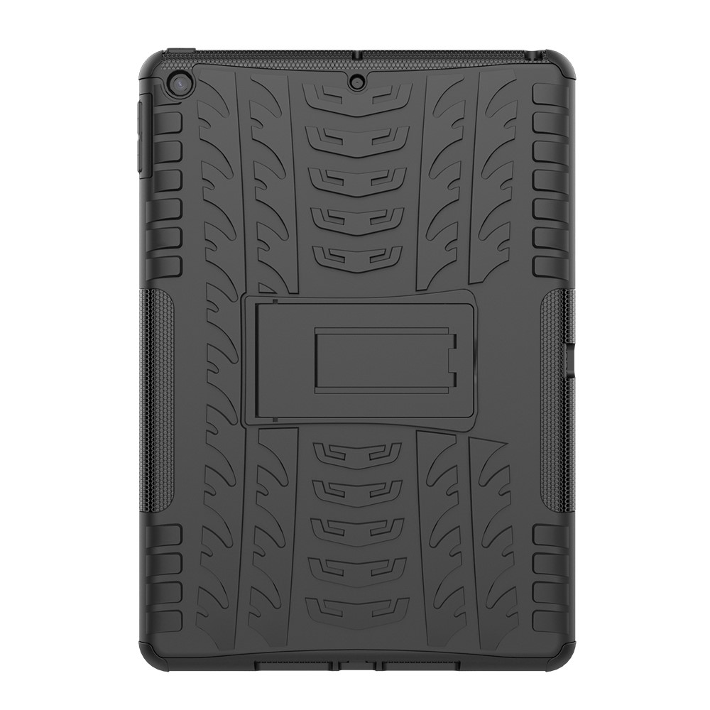  iPad 10.2 2019/2020/2021 Skal Rugged Kickstand Armor Svart