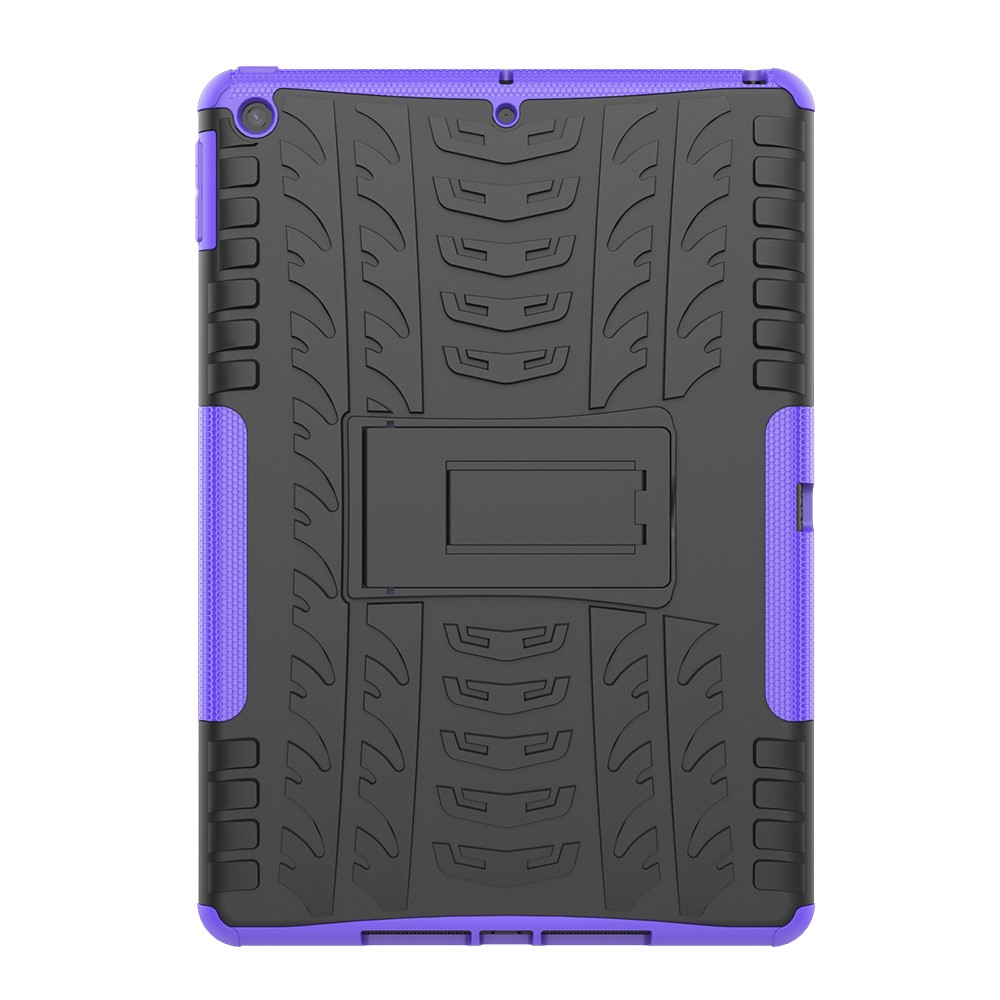  iPad 10.2 2019/2020/2021 Skal Rugged Kickstand Armor Lila