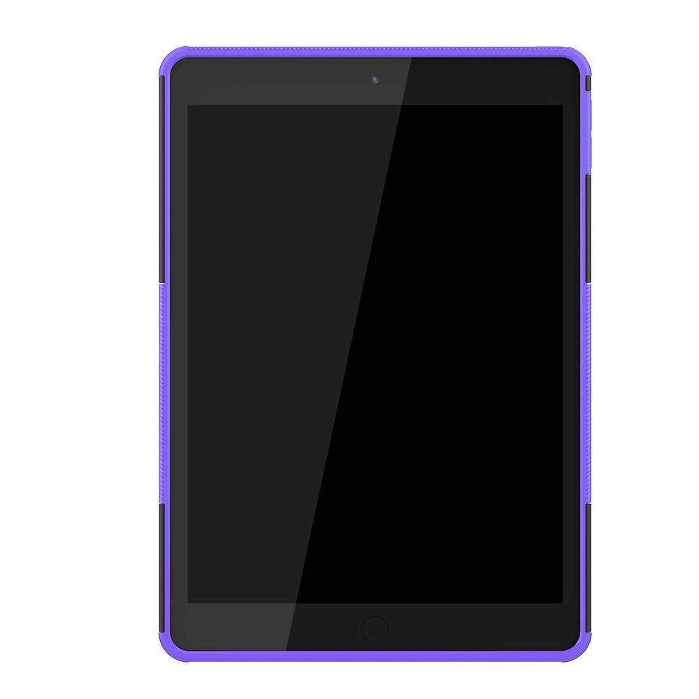  iPad 10.2 2019/2020/2021 Skal Rugged Kickstand Armor Lila