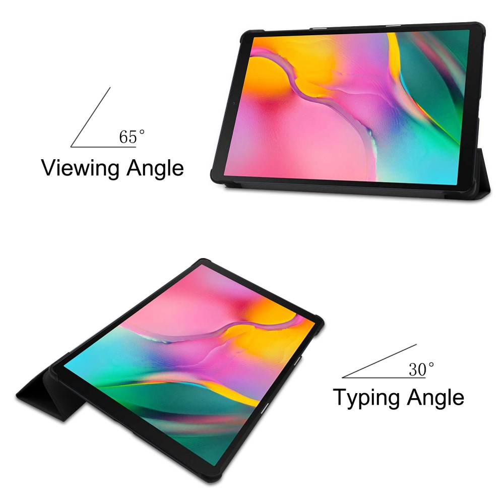  Samsung Galaxy Tab A 10.1 (2019) - Tri-Fold Fodral - Svart