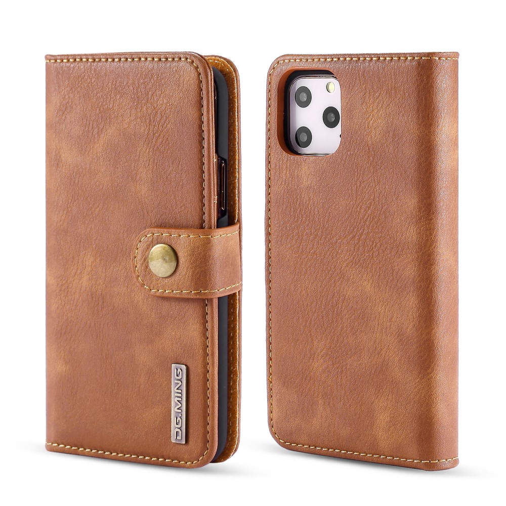 DG.MING iPhone 11 Pro - DG.MING - Plånboksfodral/Magnet Skal - Brun