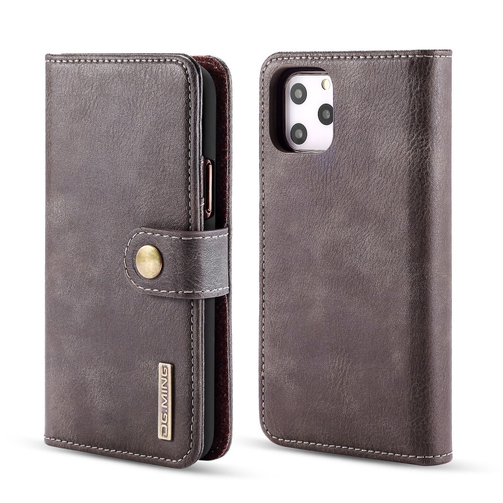 DG.MING iPhone 11 Pro - DG.MING - Plånboksfodral/Magnet Skal - Grå