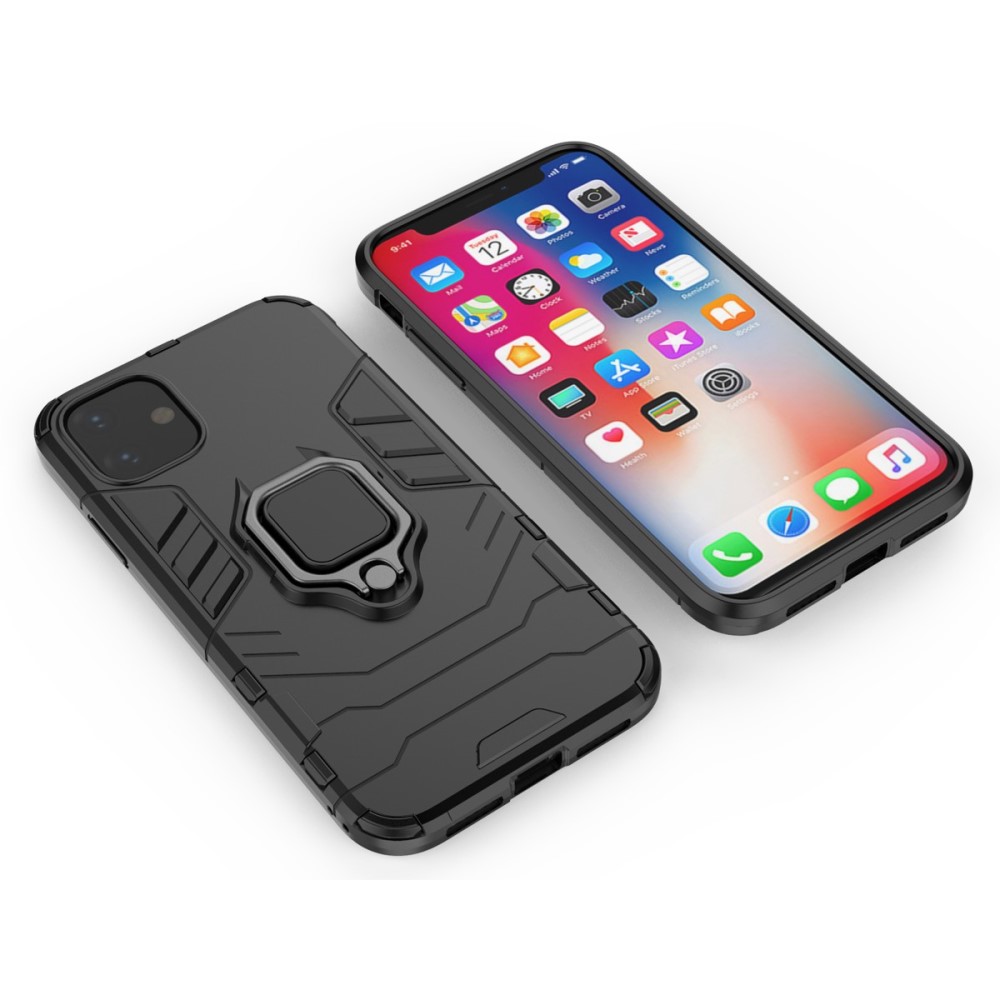  iPhone 11 - Armour Ring Skal - Funkar med magnethållare - Svart