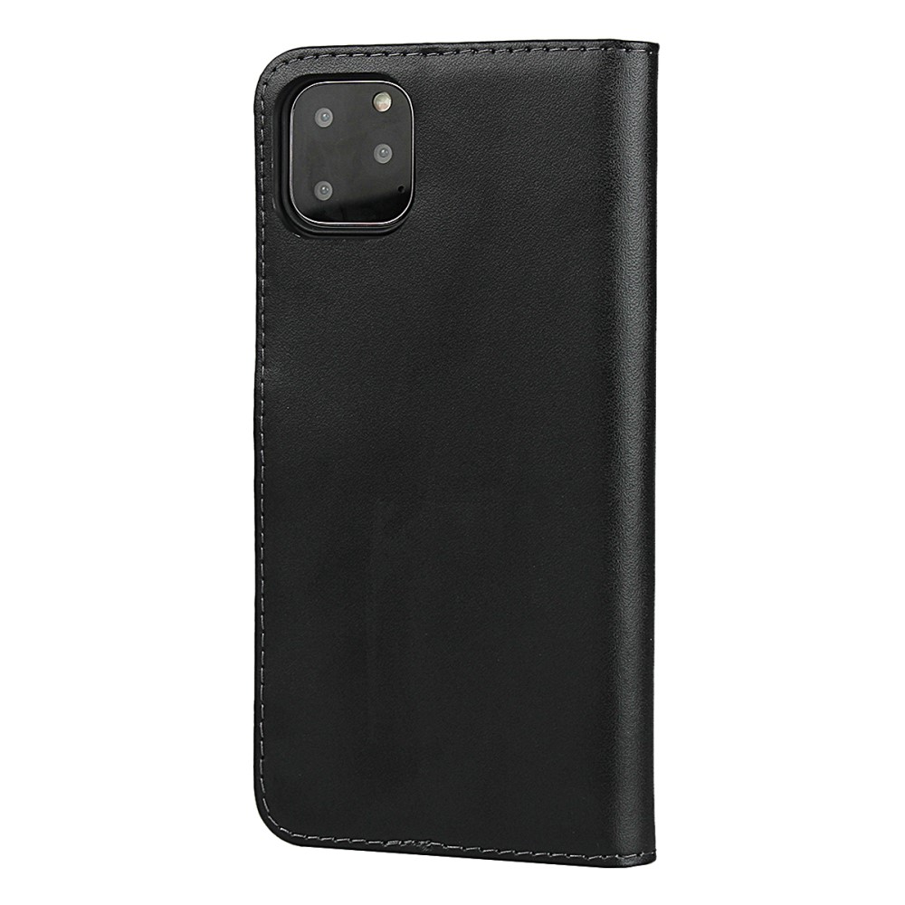  iPhone 11 - Plånboksfodral i äkta Läder - Svart