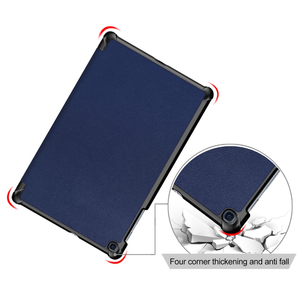  Samsung Galaxy Tab A 10.1 2019 - Tri-Fold Fodral - Mörk Blå