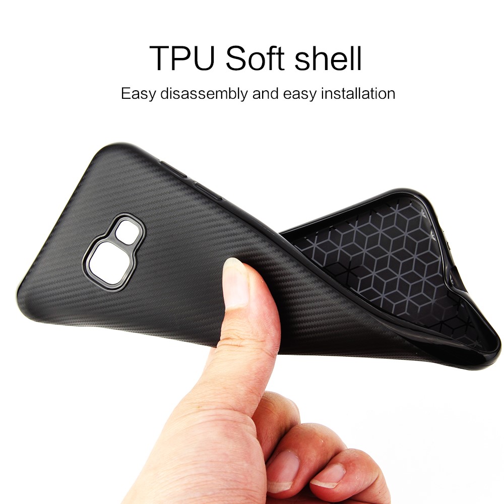  Samsung Galaxy J4 Plus - Carbon Skal - Svart