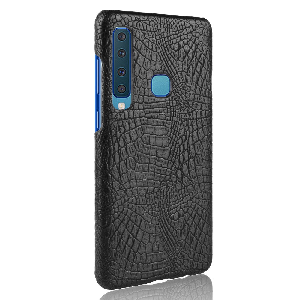  Samsung Galaxy A9 (2018) - Krokodil Mönster Skal - Svart