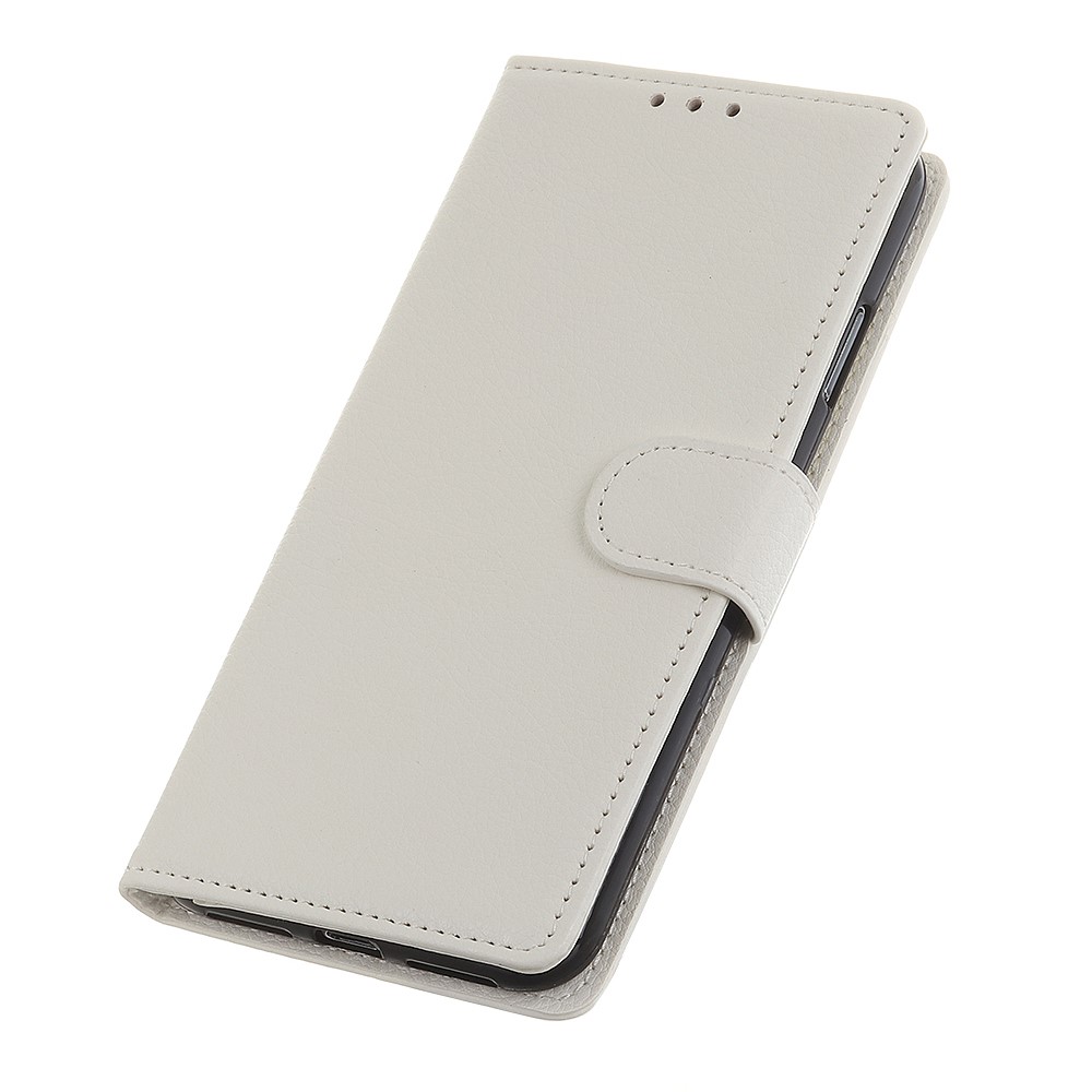  Samsung Galaxy A51 - Litchi Plånboksfodral - Vit