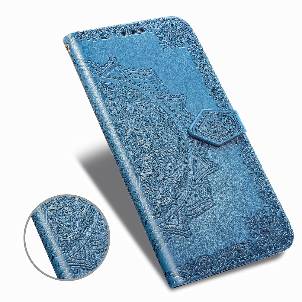 Samsung Galaxy A51 - Mandala Plånboksfodral - Blå
