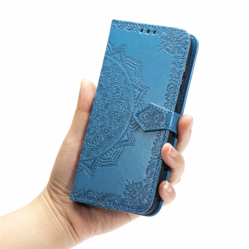  Samsung Galaxy A51 - Mandala Plånboksfodral - Blå