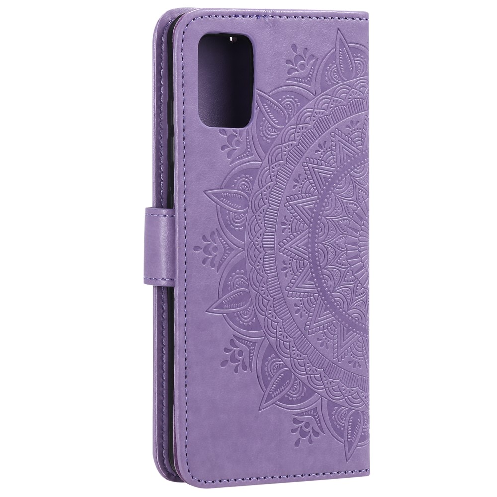  Samsung Galaxy A51 - Mandala Plånboksfodral - Lila
