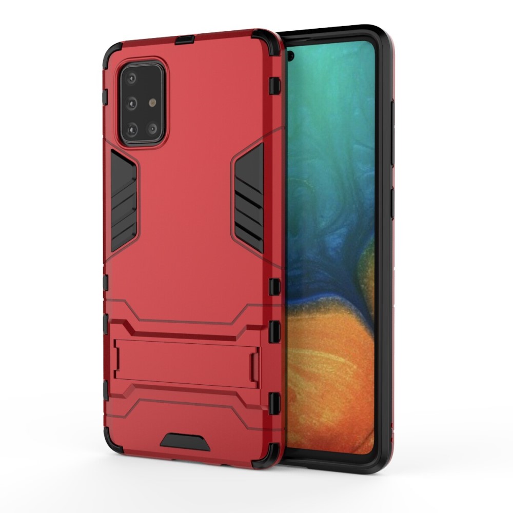  Samsung Galaxy A71 - Armour skal med ställ - Röd