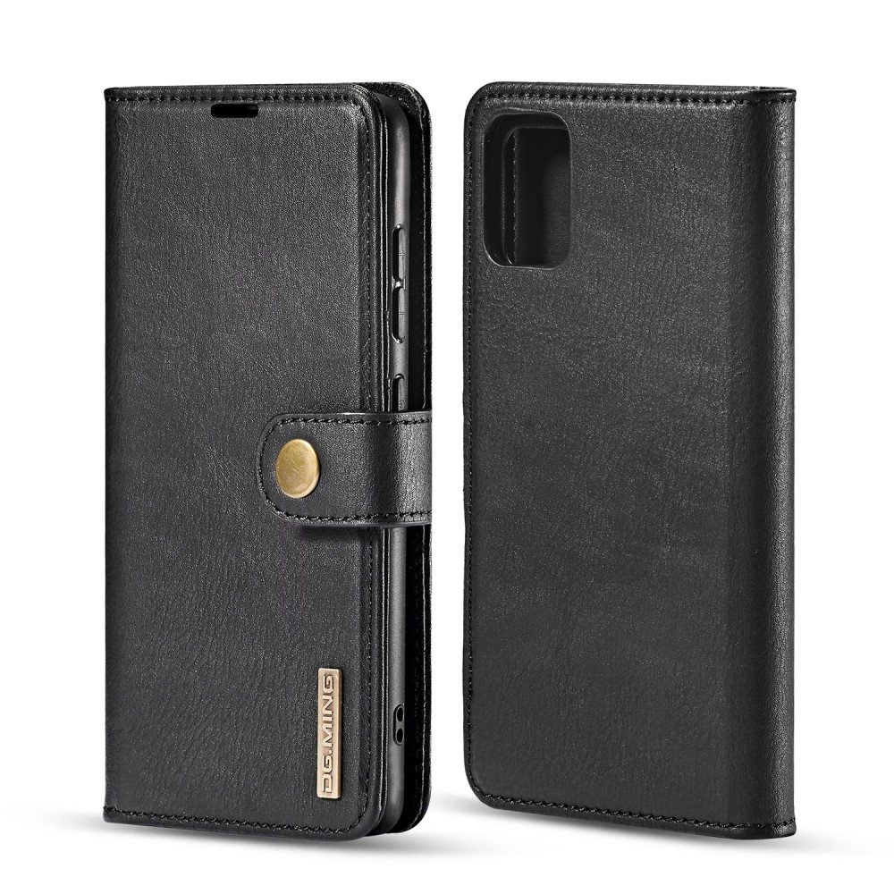 DG.MING Samsung Galaxy A51 - DG.MING Plånboksfodral/Magnet Skal - Svart