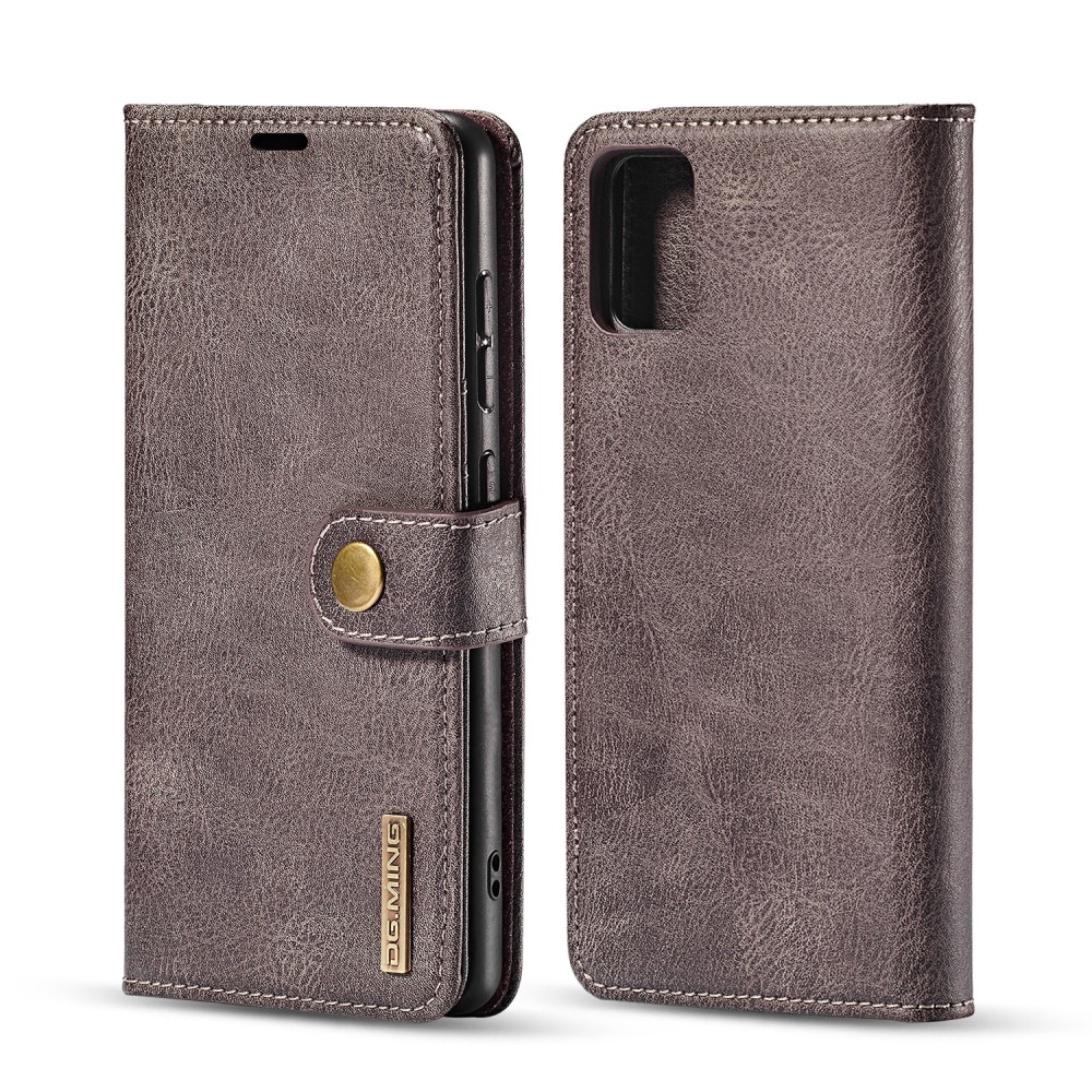 DG.MING Samsung Galaxy A51 - DG.MING Plånboksfodral/Magnet Skal - Grå