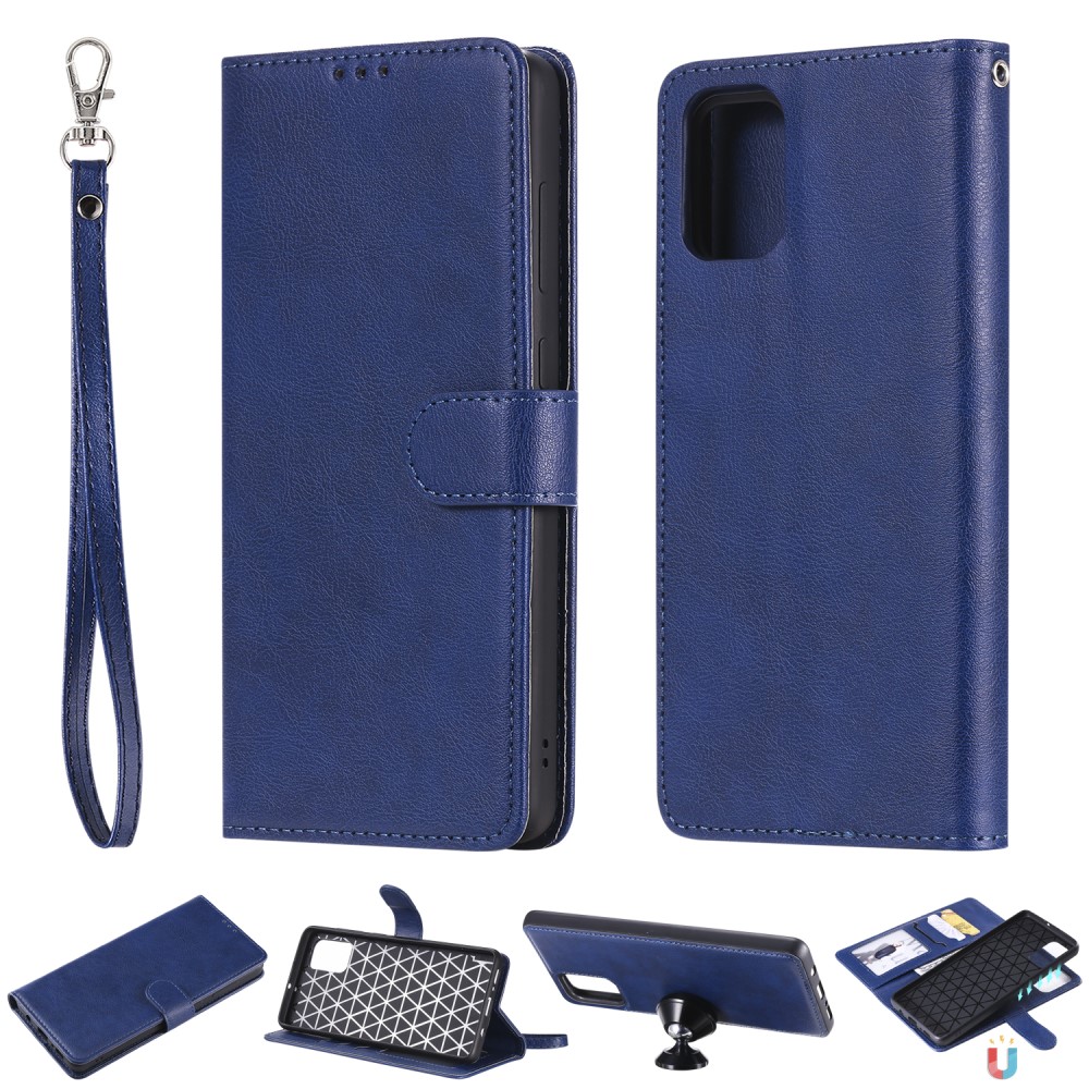  Samsung Galaxy A71 - 2in1 Magnet Skal / Plånboksfodral - Blå