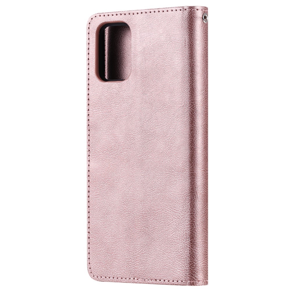  Samsung Galaxy A71 - 2in1 Magnet Skal / Plånboksfodral - Roséguld