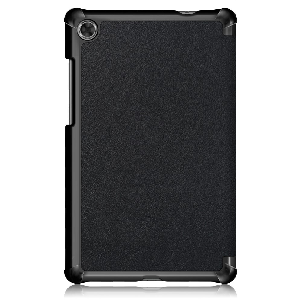  Lenovo Tab M8 2nd Gen (HD) Litchi Tri-Fold Fodral Svart