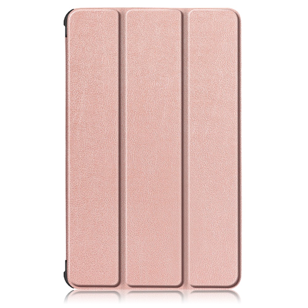  Lenovo Tab M8 2nd Gen (HD) Litchi Tri-Fold Fodral Roséguld