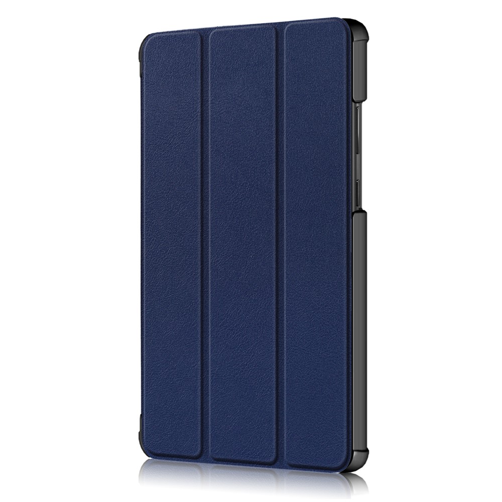  Lenovo Tab M8 2nd Gen (HD) Litchi Tri-Fold Fodral Mörk Blå
