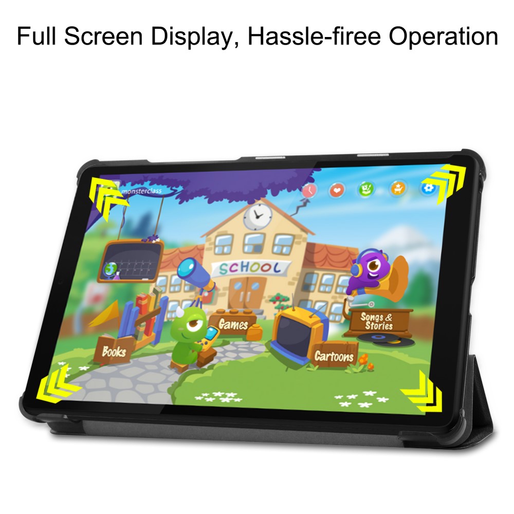  Lenovo Tab M8 2nd Gen (HD) Slimfit Tri-Fold Fodral Svart
