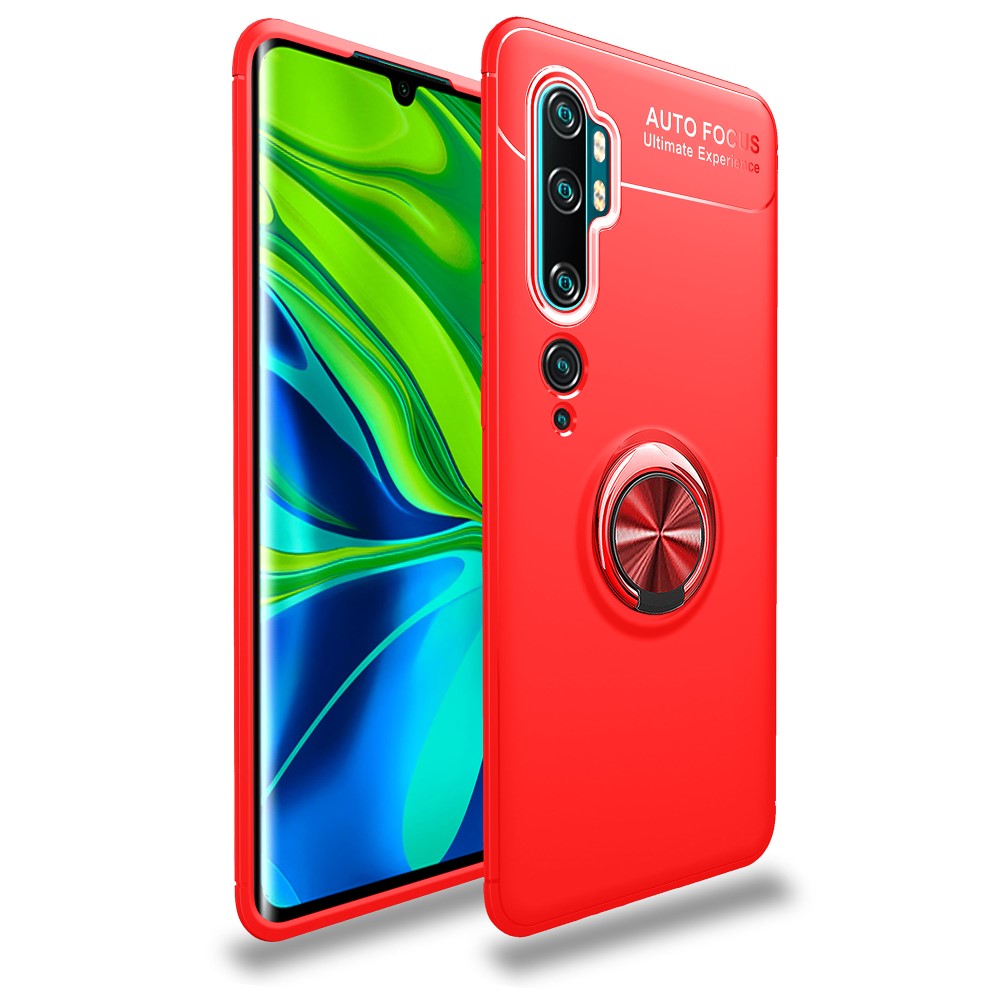  Xiaomi Mi Note 10/10 Pro - Ring Skal - Röd