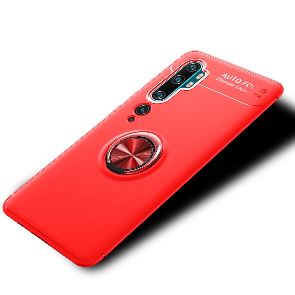  Xiaomi Mi Note 10/10 Pro - Ring Skal - Röd