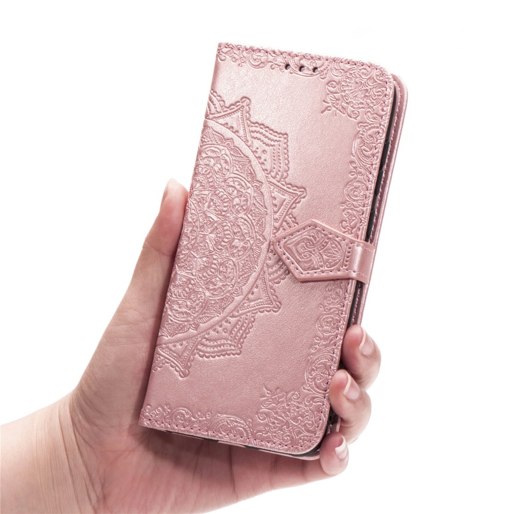  Samsung Galaxy S20 Plus - Mandala Plånboksfodral - Roséguld
