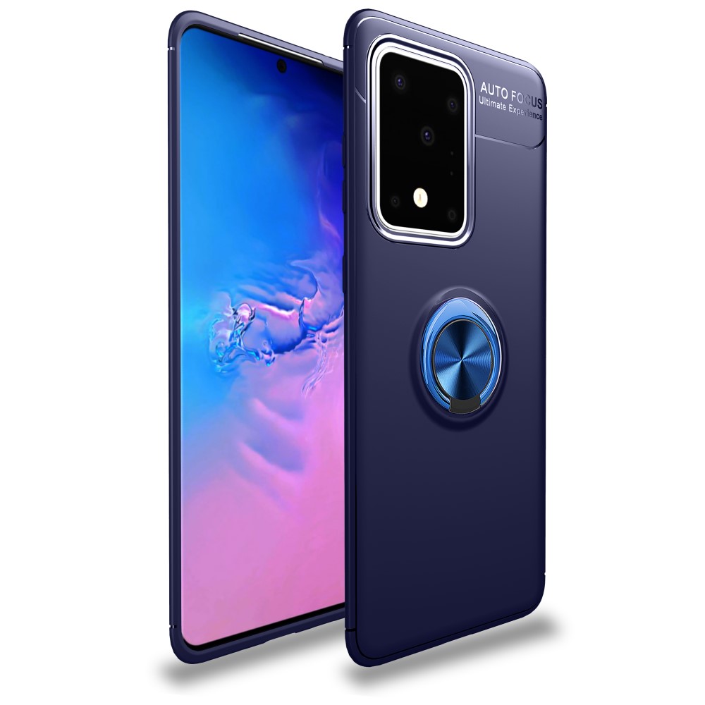  Samsung Galaxy S20 Ultra - Ring Skal - Blå
