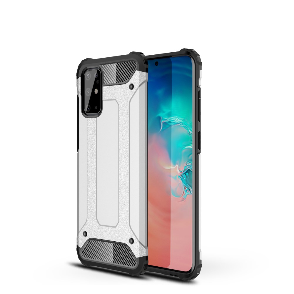  Samsung Galaxy S20 Plus - Hybrid Armour Skal - Silver