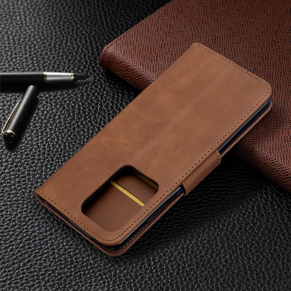  Samsung Galaxy S20 Ultra - Plånboksfodral - Brun