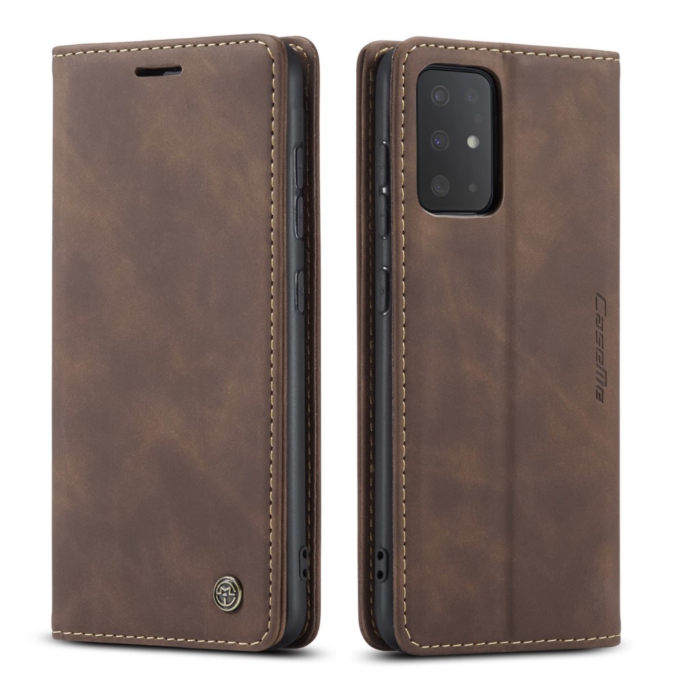 CASEME Samsung Galaxy S20 Plus - CASEME Plånboksfodral - Mörk Brun