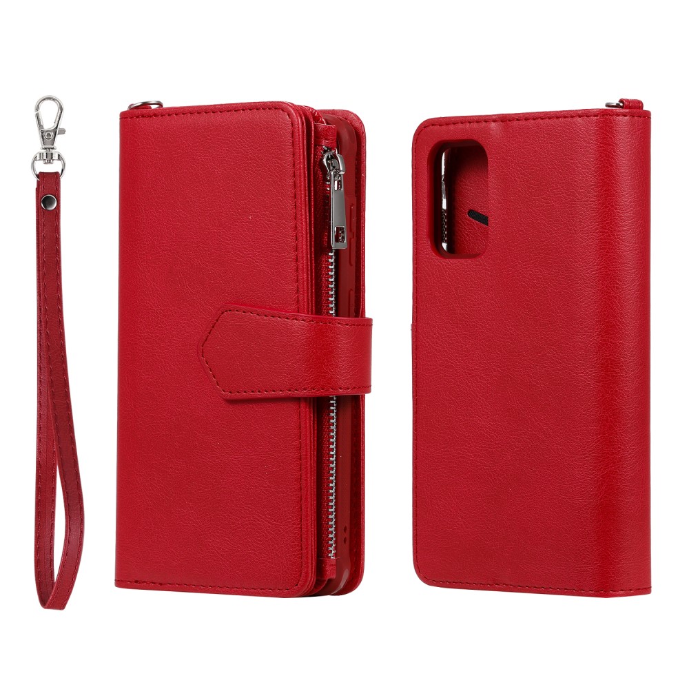  Samsung S20 Plus - 2in1 Magnet Skal / Plånboksfodral - Röd