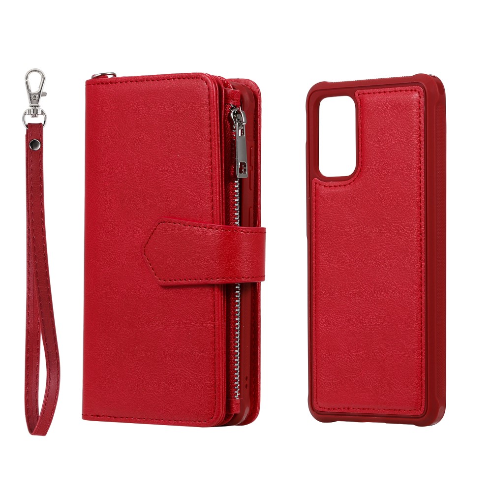  Samsung S20 Plus - 2in1 Magnet Skal / Plånboksfodral - Röd