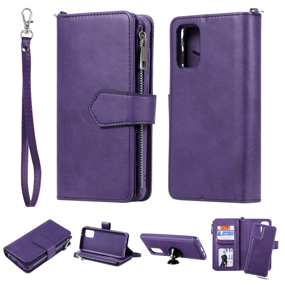  Samsung S20 Plus - 2in1 Magnet Skal / Plånboksfodral - Lila