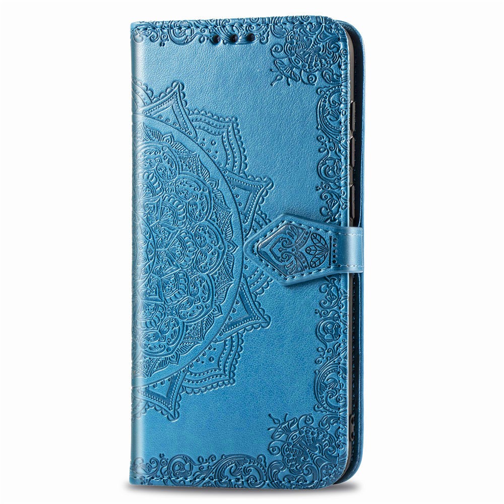  iPhone 11 - Plånboksfodral Mandala - Blå