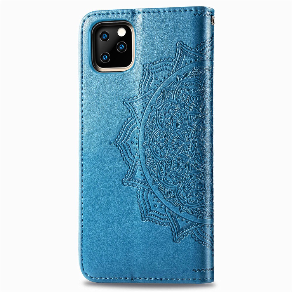  iPhone 11 - Plånboksfodral Mandala - Blå