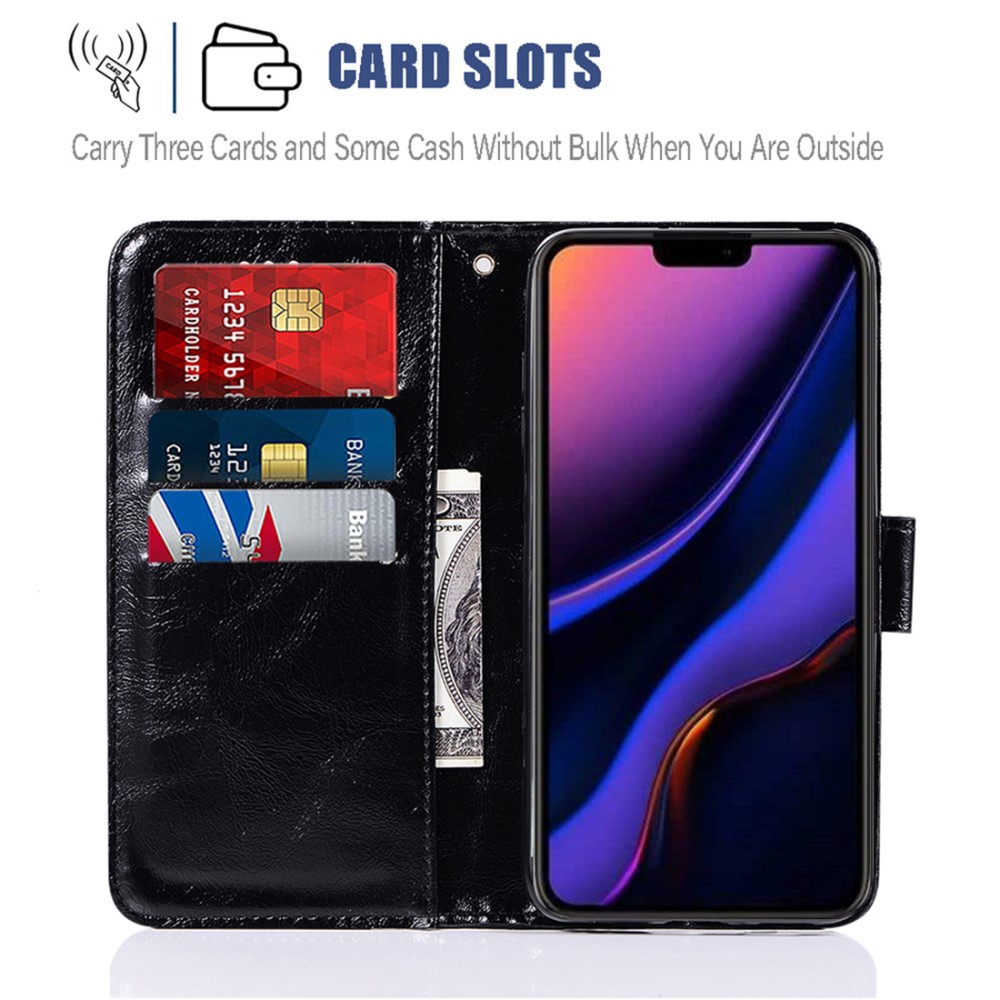  iPhone 11 Pro Max - Plånboksfodral - Svart