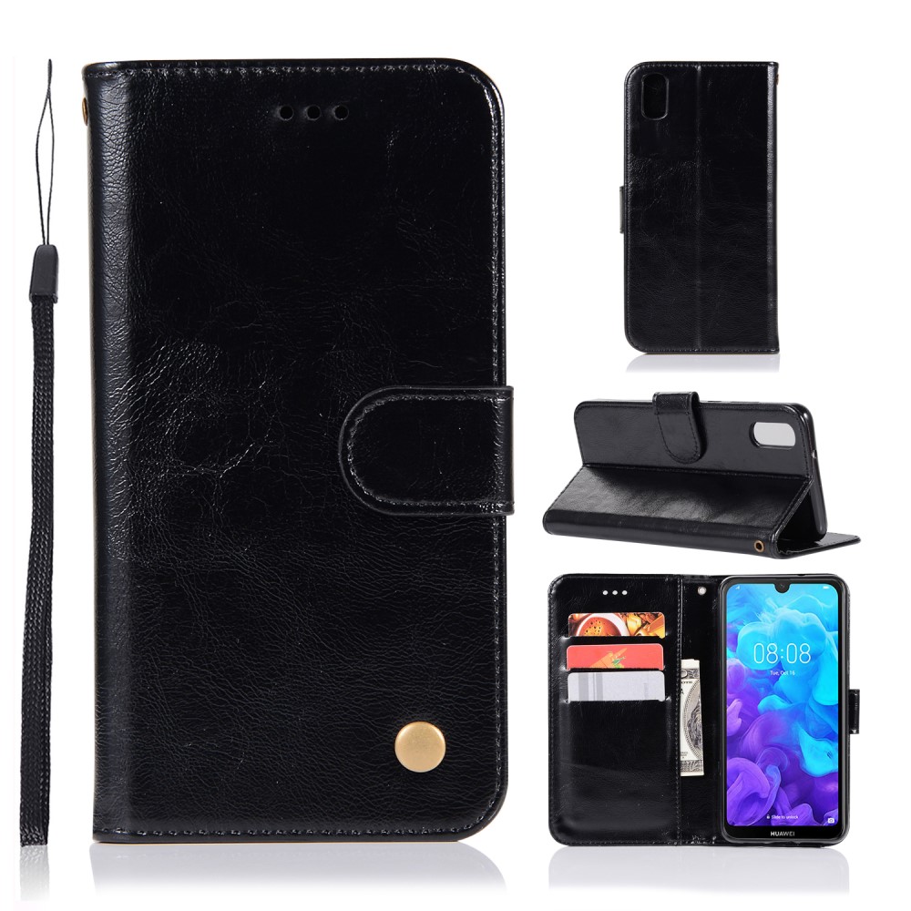  Huawei Y5 (2019) - Plånboksfodral - Svart