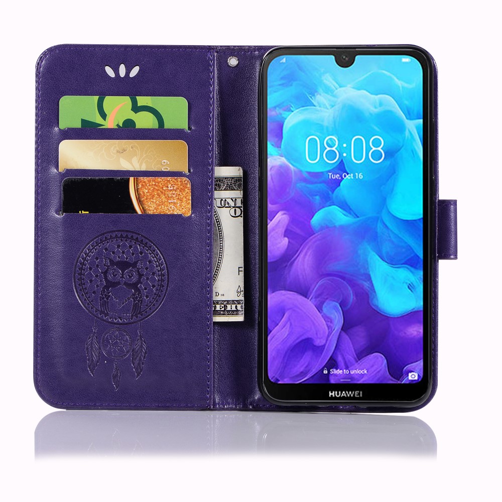  Huawei Y5 (2019) - Dreamcatcher Plånboksfodral - Lila