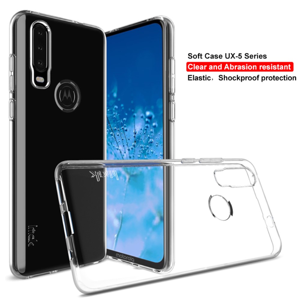 IMAK Motorola One Action - IMAK TPU skal - Transparent